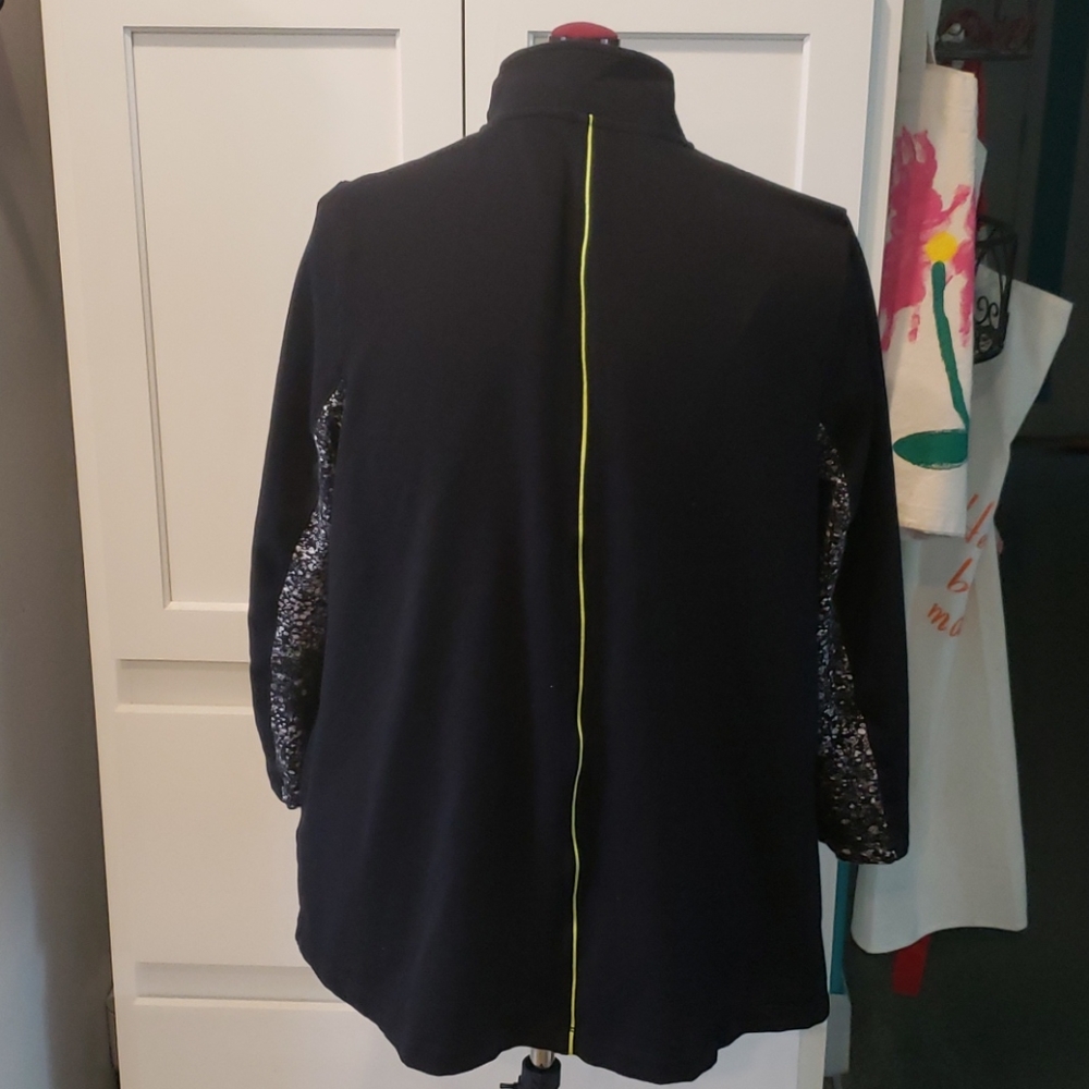 Catherine's active wear zipup sweater petite 1x - Picture 3 of 4